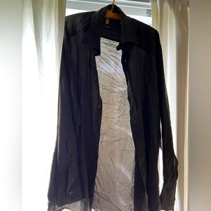 Vintage Gucci silk button up shirt